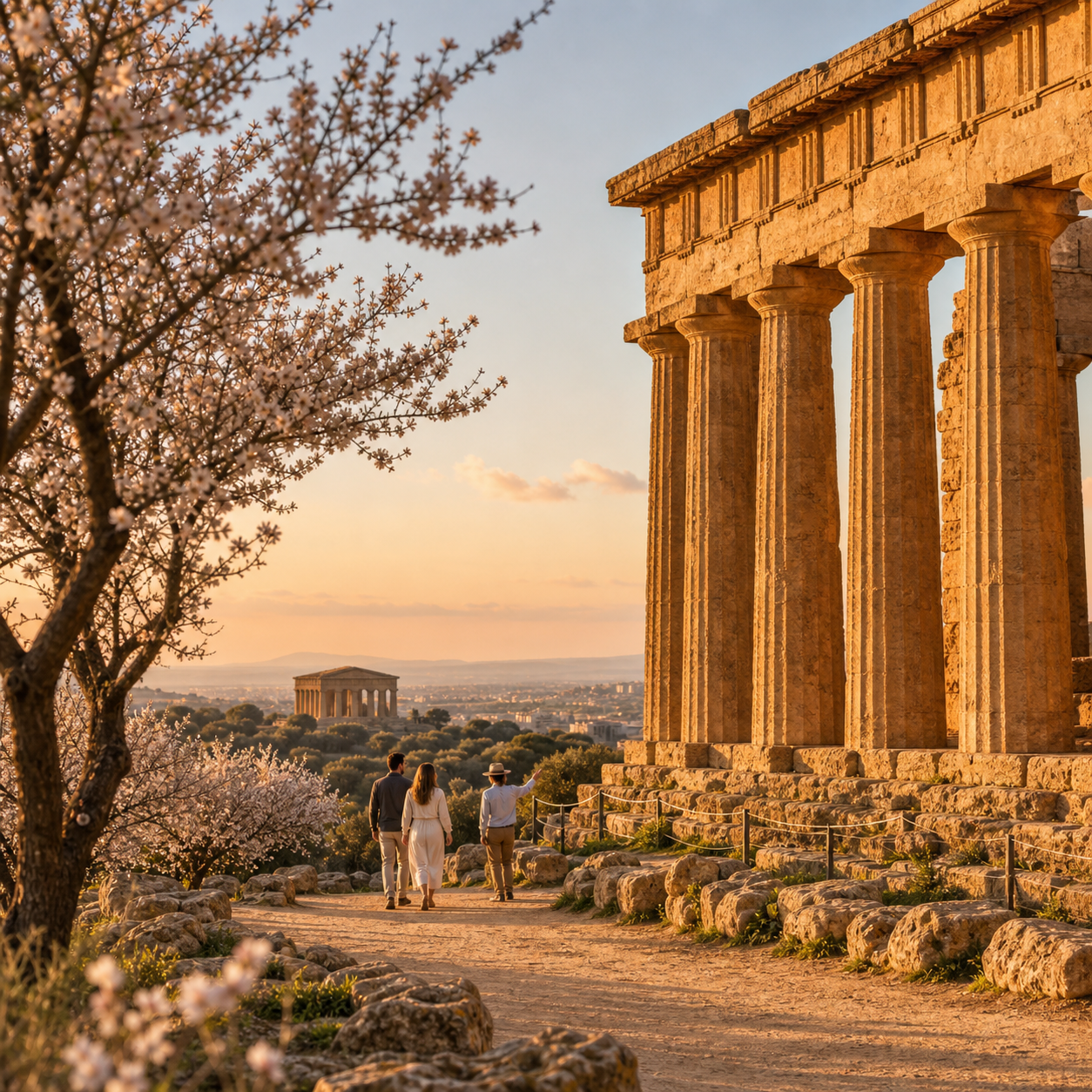 Valley of the Temples at Golden Hour